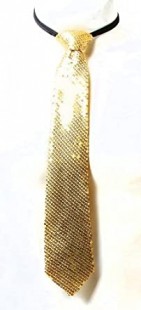  Necktie  With Sequence Gold/silver in Kuwait
